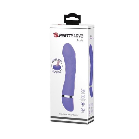 Wibrator punktu G Pretty Love Truda 7 funkcji silikonowy fioletowy 19 cm