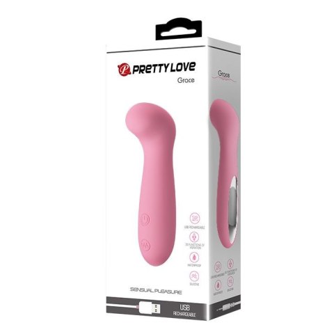 Wibrator punktu G silikonowy Pretty Love Grace USB 30 funkcji 12 cm