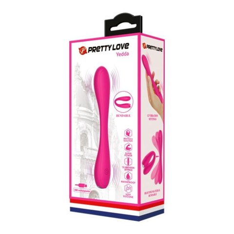 Wibrator silikonowy Pretty Love Yedda 12 funkcji USB
