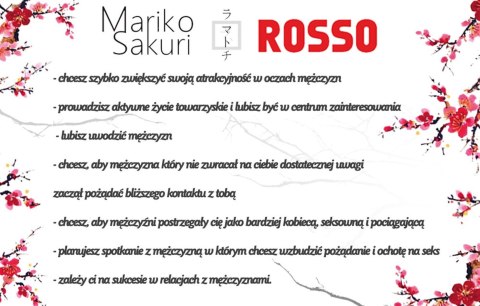 Feromony damskie Aurora Mariko Sakuri ROSSO 15 ml