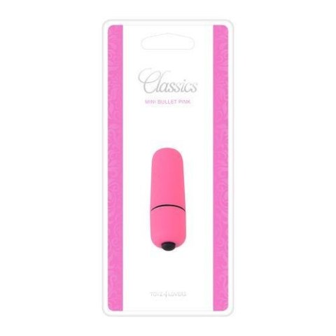 Mini wibrator Toyz4lovers Classics różowy 5.5 cm wodoodporny