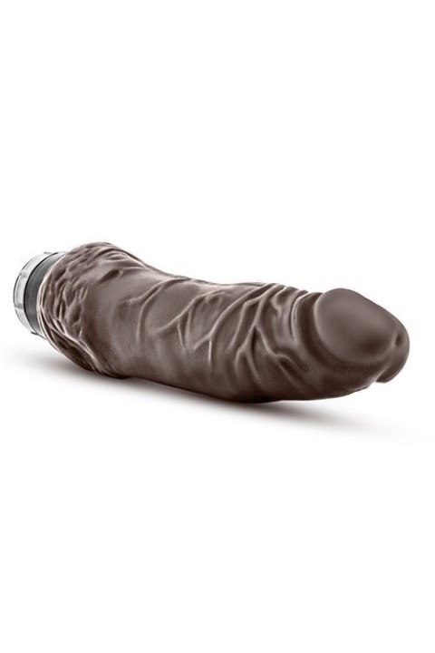 Realistyczny wibrator Dr Skin Cock Vibe czekoladowy 7 cali