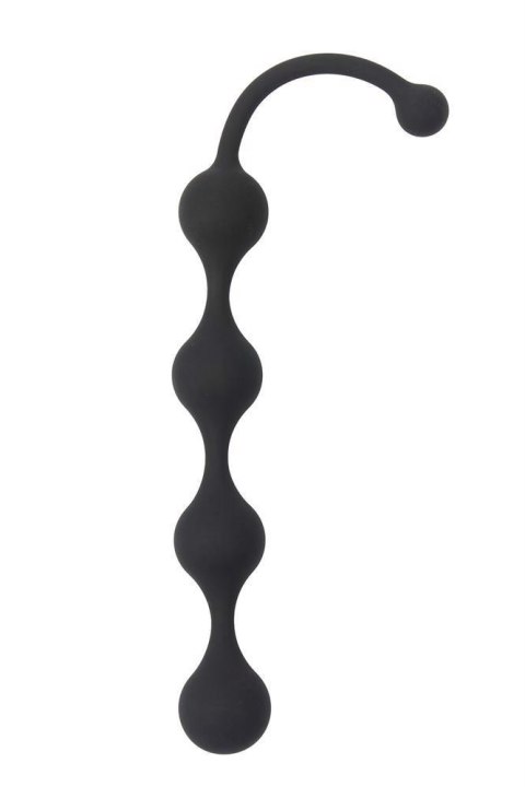 Sznur 4 kulek analnych silikonowy czarny 24 cm Dream Toys