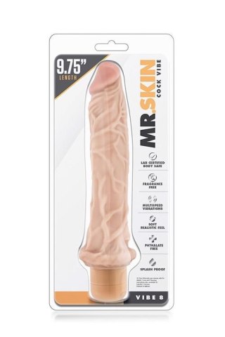 Wibrator realistyczny żylasty Blush cielisty PVC 4,5 cm