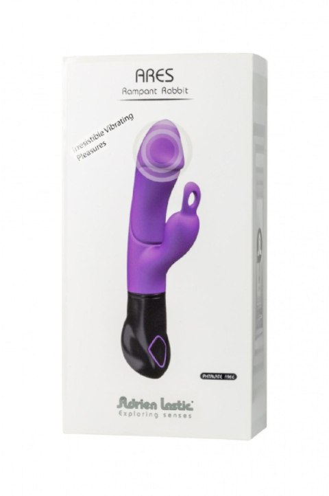 Wibrator silikonowy Ares Adrien Lastic 8 funkcji 20 cm wodoodporny