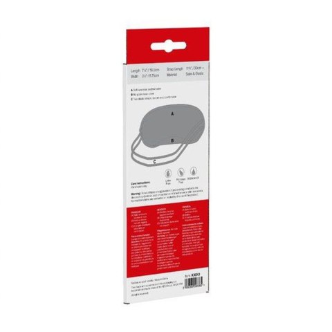 Wyściełana opaska na oczy Me You Us Tease And Please czarna