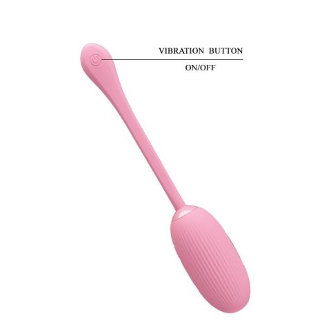 Jajko wibrujące Pretty Love Doreen 3 fioletowe silikonowe z app USB 19cm