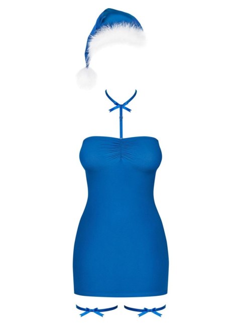 Koszulka Kissmas niebieska Obsessive S/M