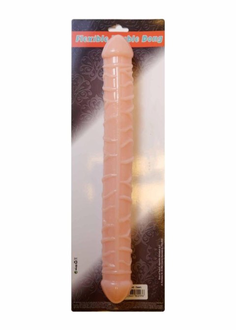 Podwójne elastyczne dildo realistyczne EasyLove 34 cm