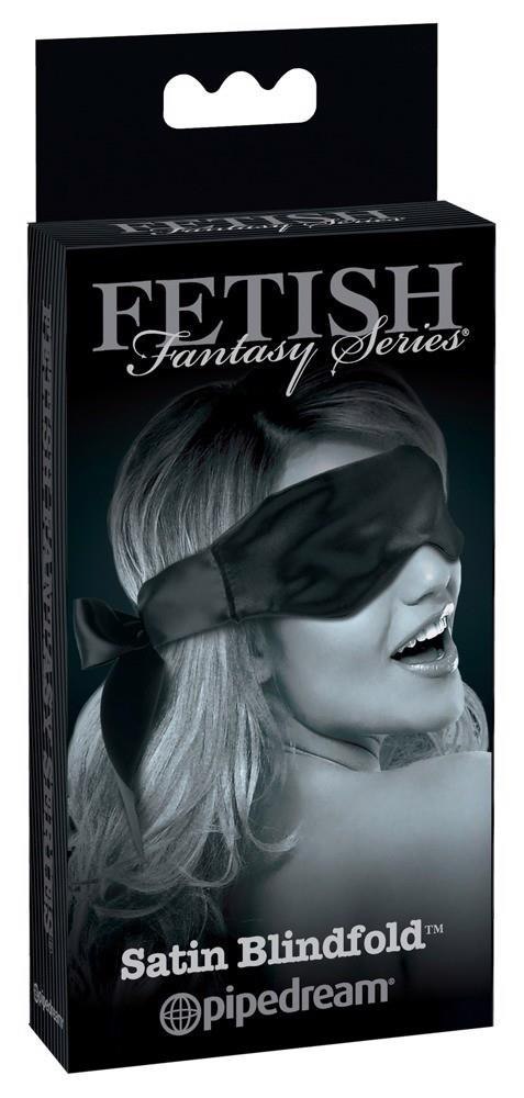 Satynowa opaska na oczy czarna Fetish Fantasy Limited Edition