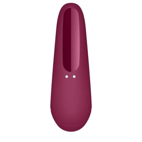 Stymulator łechtaczki Satisfyer Curvy 1+ z falami powietrza różowoczerwony