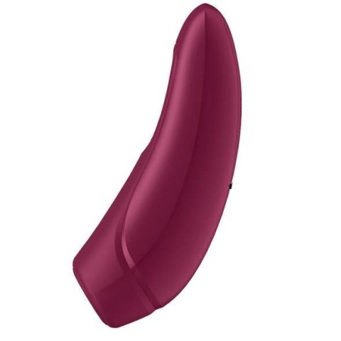 Stymulator łechtaczki Satisfyer Curvy 1+ z falami powietrza różowoczerwony