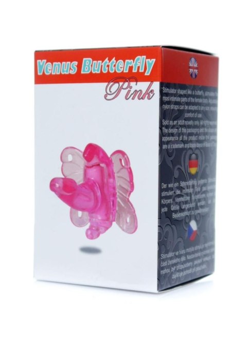 Stymulator motylkowy Venus Butterfly EasyLove różowy 6 cm