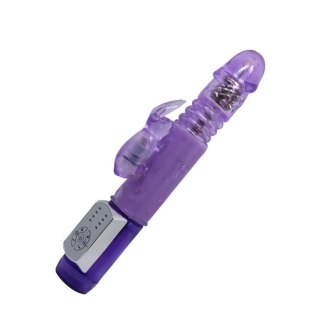 Wibrator króliczek Baile Mr Rabbit 4 rotacje 4 wibracje 24 cm