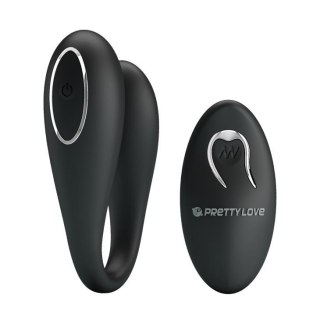 Wibrator łechtaczkowy Pretty Love Algernon silikonowy USB czarny 9.5 cm
