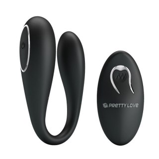 Wibrator łechtaczkowy Pretty Love Algernon silikonowy USB czarny 9.5 cm