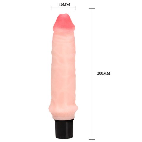 Wibrator realistyczny Baile wielobiegowy cielisty 20 cm