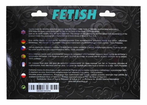 Czerwona satynowa maska na oczy Fetish B Series