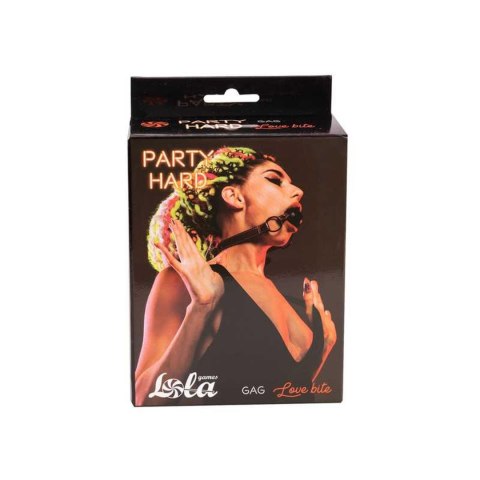 Knebel Party Hard Love Bite Lola Games czarny 4,5 cm