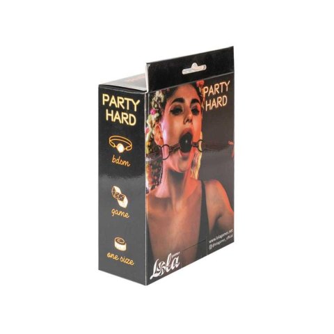 Knebel Party Hard Love Bite Lola Games czarny 4,5 cm