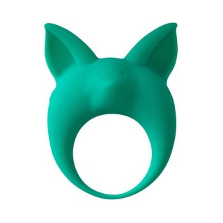 Pierścień wibrujący MiMi Animals Kitten Kyle zielony silikonowy
