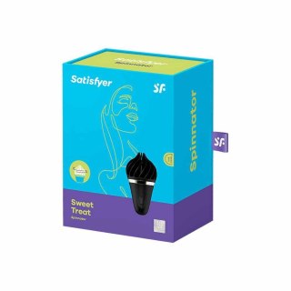 Stymulator łechtaczki obrotowy Satisfyer Sweet Treat różowy brązowy 10 cm