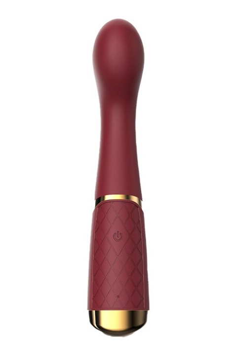 Wibrator punktu G silikonowy Romance Lucy rubinowy USB