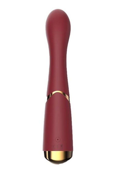 Wibrator punktu G silikonowy Romance Lucy rubinowy USB
