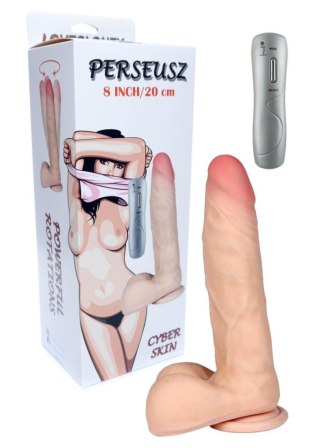 Wibrator realistyczny rotujący cyber skóra Perseusz Loveclonex 20 cm