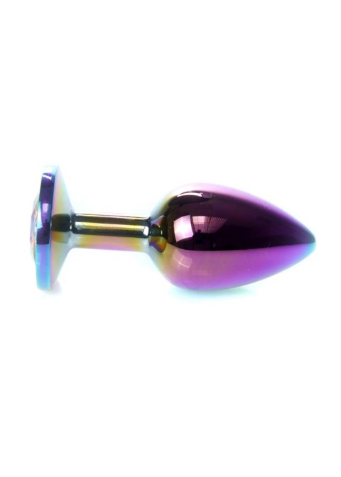 Biżuteria analna ze stali nierdzewnej z diamencikiem HeavyFun 7 cm