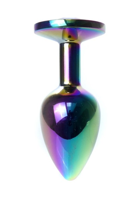 Biżuteria analna ze stali nierdzewnej z diamencikiem HeavyFun 7 cm