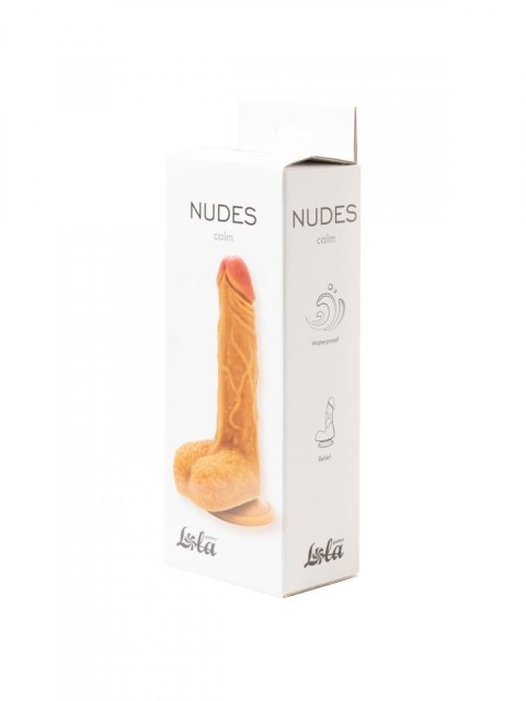 Dildo realistyczne Calm beżowe 17 5 cm PVC Lola Games