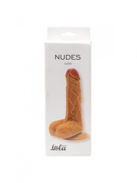 Dildo realistyczne Calm beżowe 17 5 cm PVC Lola Games