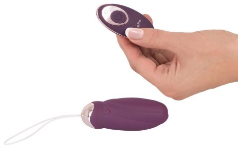 Obrotowe jajko wibrujące Javida RC silikonowe USB