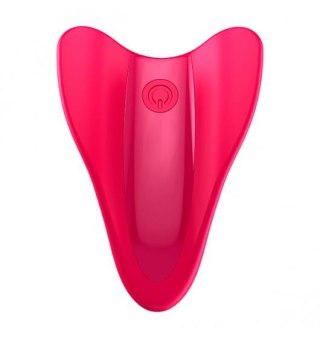 Stymulator palcowy Satisfyer High Fly czerwony USB silikonowy