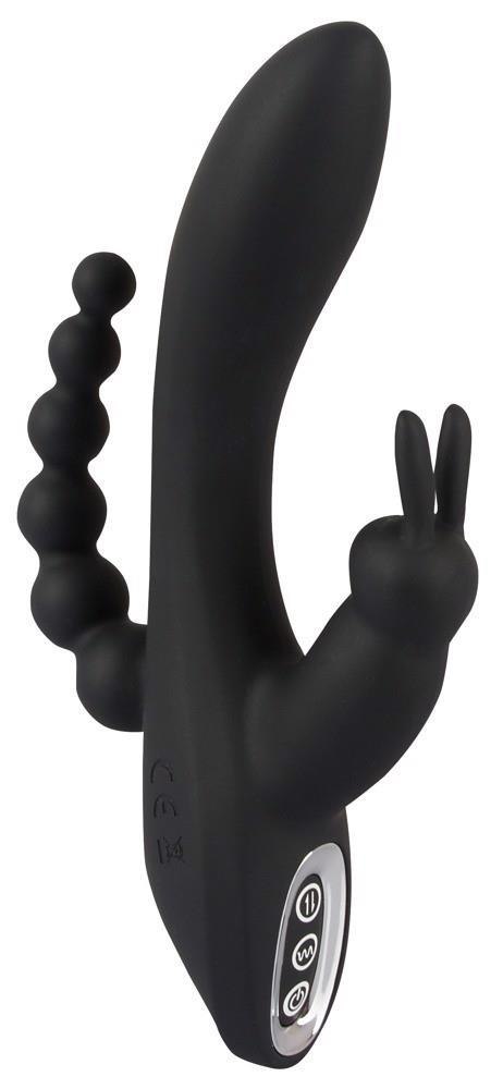 Wibrator króliczek Sweet Smile potrójny USB 20,8 cm