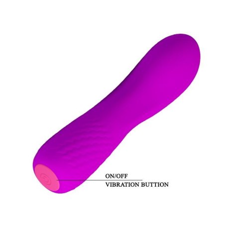 Wibrator punktu G silikonowy Pretty Love Adam USB 12 cm 12 funkcji