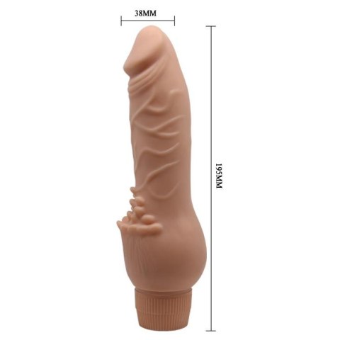 Wibrator realistyczny Baile Clark wibrujący miękkiej skóry 19,5 cm