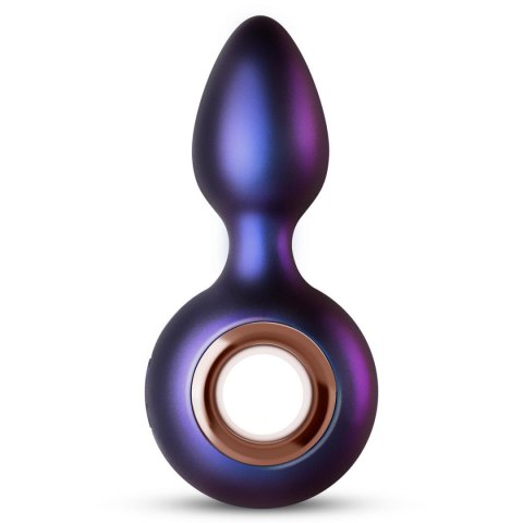 Wibrujący korek analny Hueman Deep Space fioletowy USB