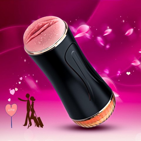 Dwustronny wibrujący masturbator B Series Fox USB