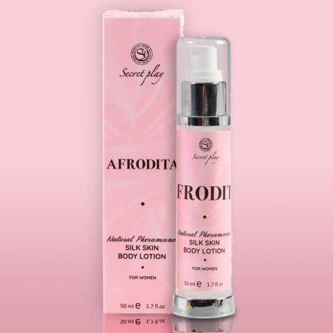 Jedwabny balsam do ciała Afrodita Secret Play z feromonami 50 ml