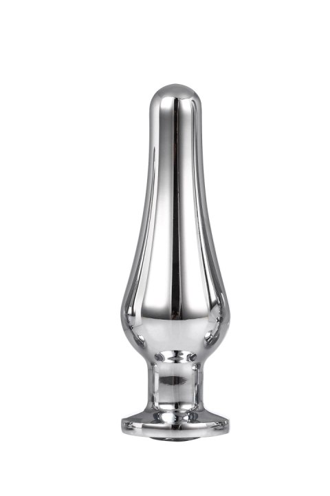 Korek analny Gleaming Love srebrny aluminium 11 cm