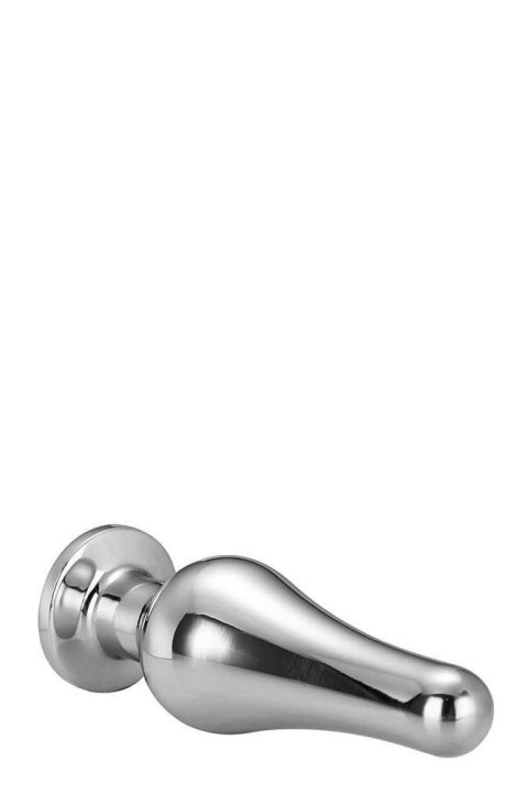 Korek analny Gleaming Love srebrny aluminium 11 cm