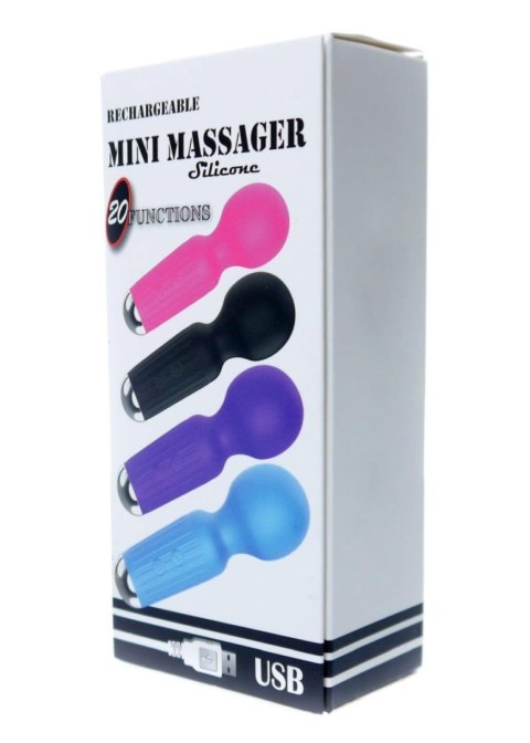 Mini stymulator łechtaczki USB 20 funkcji czarny B Series Magic