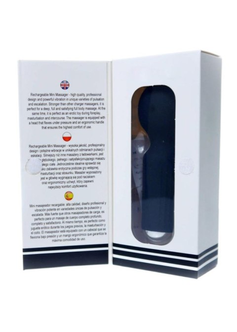 Mini stymulator łechtaczki USB 20 funkcji czarny B Series Magic