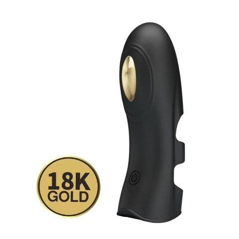 Nakładka na palec Pretty Love Pegasus elektrostymulacyjna czarna USB