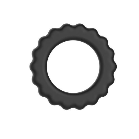 Pierścień erekcyjny Baile Titan Ring silikonowy czarny wodoodporny