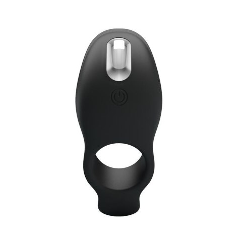 Pierścień erekcyjny wibrujący silikonowy Pretty Love 7 funkcji czarny USB
