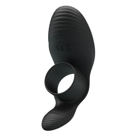 Pierścień erekcyjny wibrujący silikonowy Pretty Love 7 funkcji czarny USB