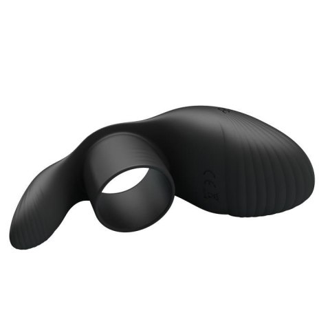 Pierścień erekcyjny wibrujący silikonowy Pretty Love 7 funkcji czarny USB
